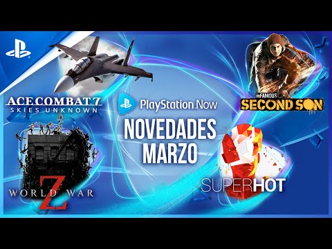 Lo NUEVO de PS NOW en MARZO-World War Z, Ace Combat 7: Skies Unknown, Infamous Second Son y SUPERHOT