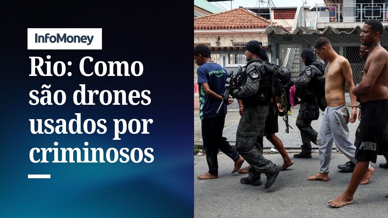 Rio Saiba como são os drones usados por criminosos | InfoMoney News  TV Online Rio Saiba como são os drones usados por criminosos | InfoMoney News