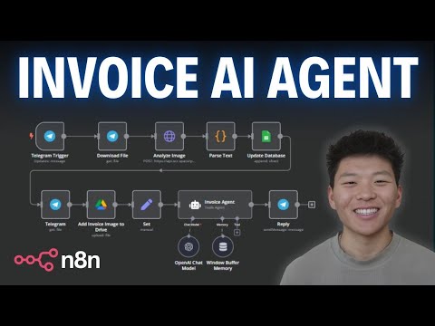 This Invoice AI Agent Extracts Text From Images in n8n