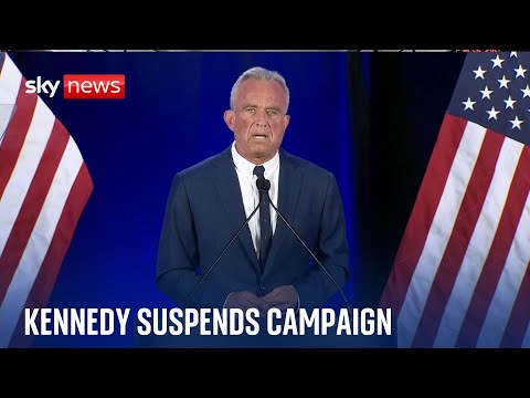 Robert F Kennedy Jr suspends presidential campaign and endorses Donald Trump