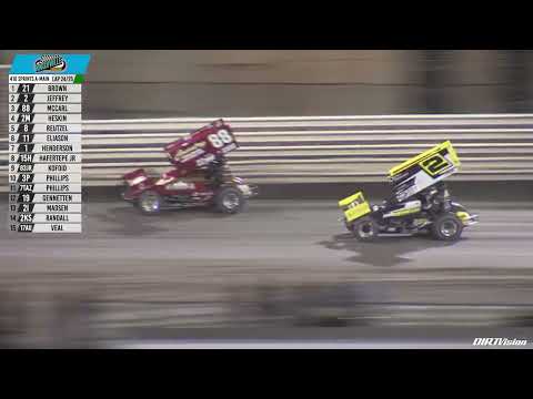 Knoxville Raceway 410 Highlights / July 8, 2023 - dirt track racing video image