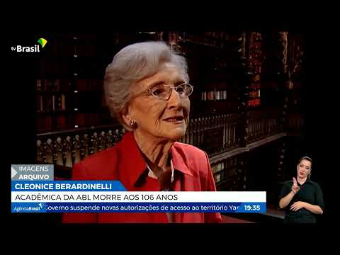Corpo de Cleonice Berardelli será cremado no Rio de Janeiro