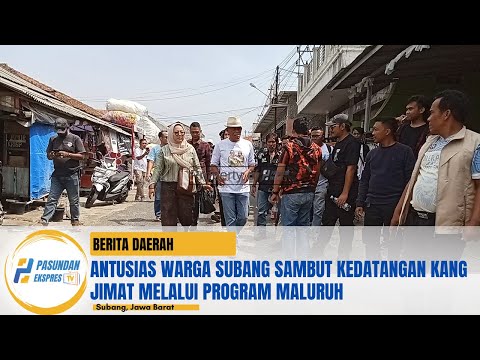 Antusias Warga Subang Sambut Kedatangan Kang Jimat Melalui Program MALURUH