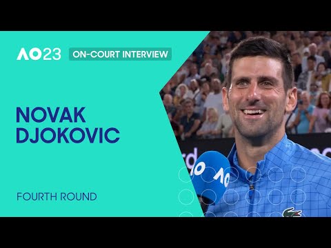 Novak Djokovic On-Court Interview | Australian Open 2023 Fourth Round