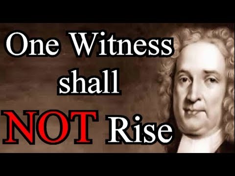 One Witness Shall not Rise up Against a Man - Matthew Henry Bible Commentary Deut 19:15