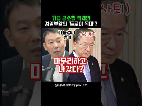 기습 공소청 직제안, <strong>검찰</strong> 부활의 ‘트로이 목마’? #정치클립