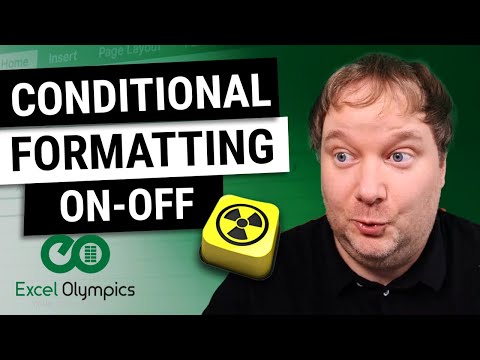 Turn Conditional Formatting On or Off