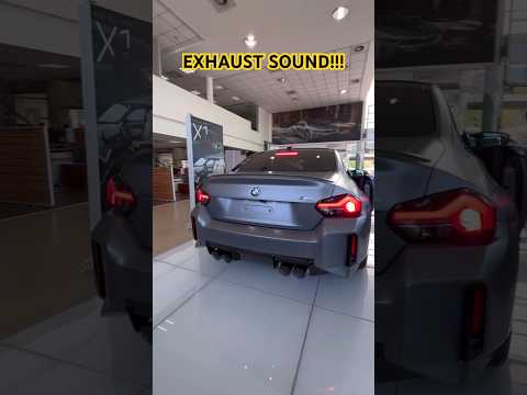 Exhaust sound BMW M2 in Frozen Grey
