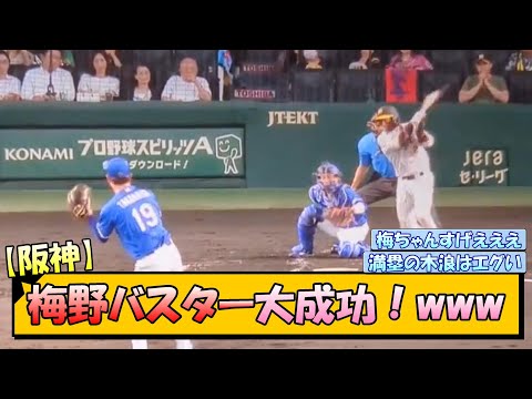 【阪神】梅野バスター大成功！www【なんJ/2ch/5ch/ネット 反応 まとめ/阪神タイガース/岡田監督/梅野隆太郎/木浪聖也】