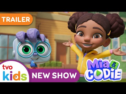 NEW SHOW! Mia & Codie – Coding For Kindergarten Kids 👧🤖 TVOkids (Trailer)