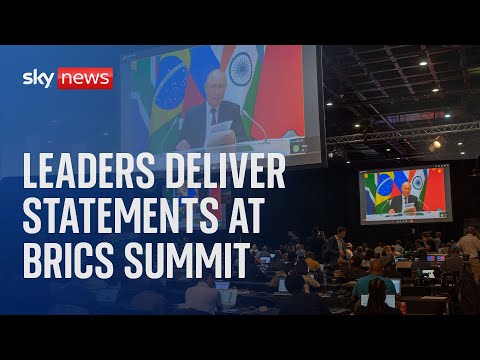 BRICS summit: Putin, Modi and Ramaphosa deliver statements