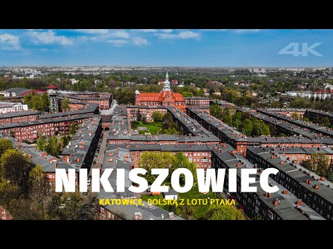 NIKISZOWIEC: Architektoniczne dzieło Georga i Emila Zillmannów | Katowice z  lotu ptaka [4K]