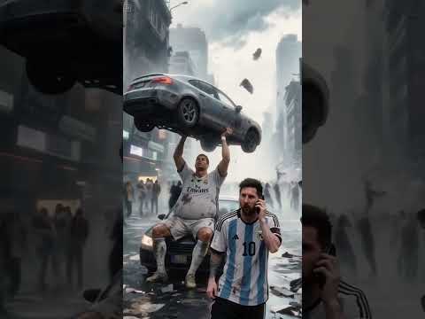 Ronaldo_is_asleep,_and_an_animal_enters_his_mouth,_turning_him_ #ronaldo #neymar