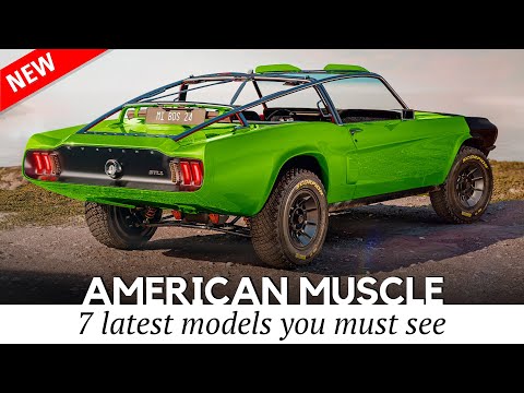 7 Newly Restored Muscle Cars of 2024: Custom Designs and Modern Engines
