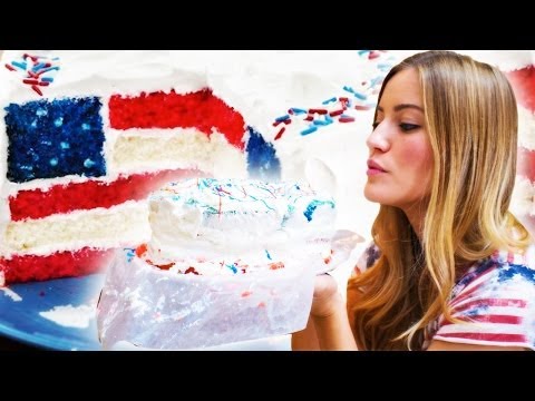 How To Bake An American Flag Cake | iJustine Cooking - UCey_c7U86mJGz1VJWH5CYPA