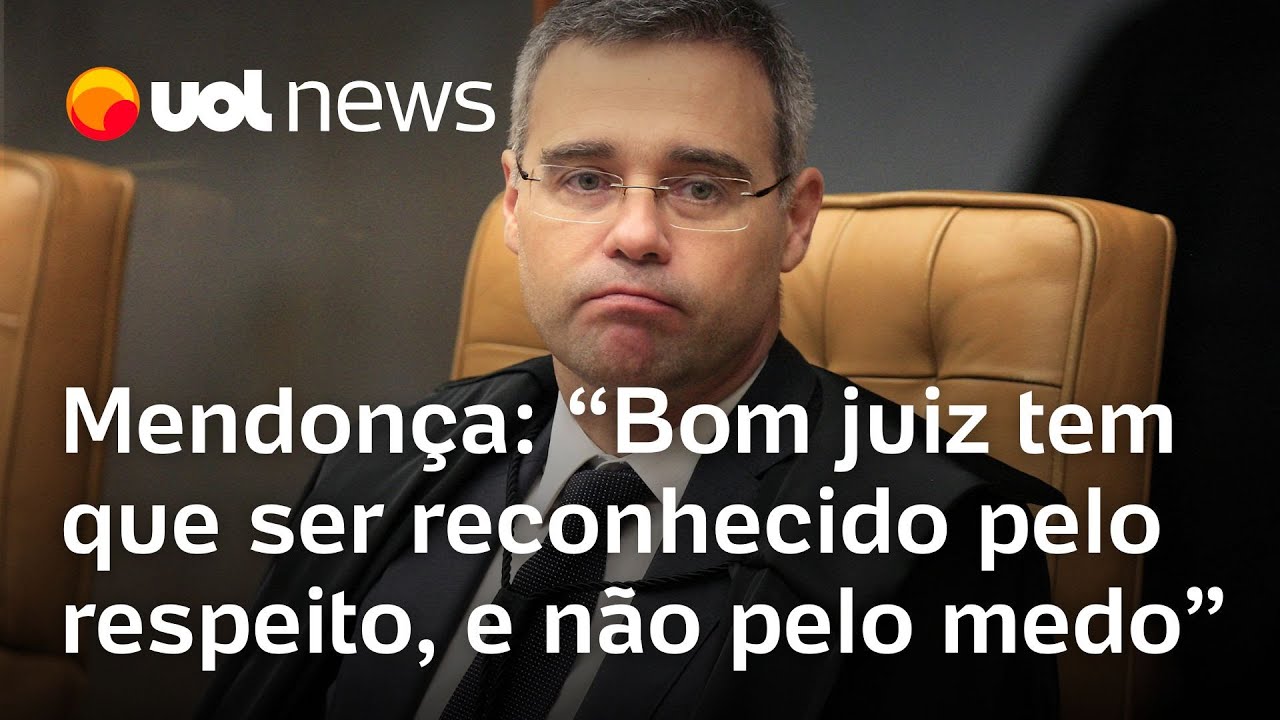 Mendonça Bom juiz tem que ser reconhecido pelo respeito e não pelo medo