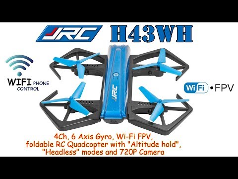 JJRC H43WH 4Ch, 6 Axis, Wi-Fi FPV, foldable RC Quadcopter, Altitude hold, Headless, 720P Cam (BNF) - UC8Pp5wqa4mPIdtAYkGH2Pzw