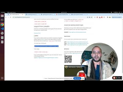 Using JSON Resume to make a Latex resume with RenderCV