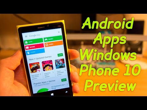 How to Install ANDROID Apps on WINDOWS PHONE 10 Preview? Easy Guide - UCIZBTvtsrx-6-xMPyvPfMRQ