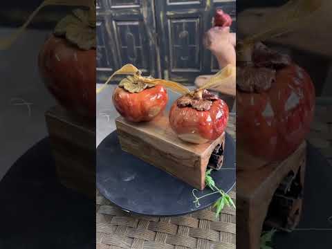 木製柿子#龍柏木#柿柿如意#過年送禮