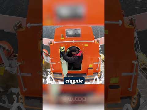 🚢 Jak działają spadające łodzie ratunkowe? 🛟