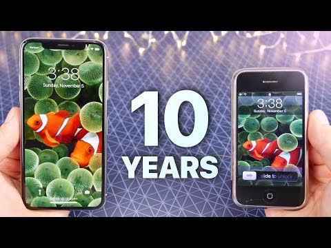 iPhone X vs First iPhone! 10 Year Comparison - default