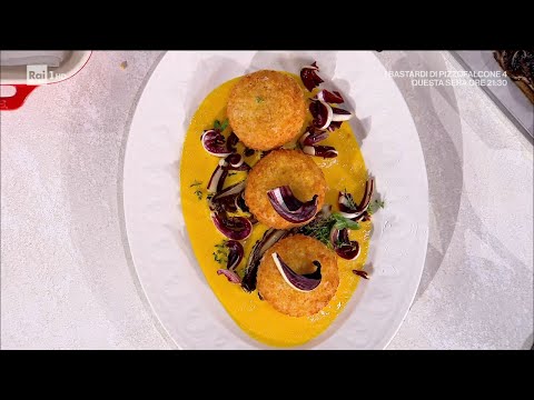 Mozzarella in carrozza con insalata di radicchio - È sempre Mezzogiorno  23/10/2023