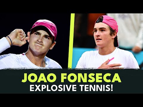 18-Year-Old Joao Fonseca's EXPLOSIVE Tennis!