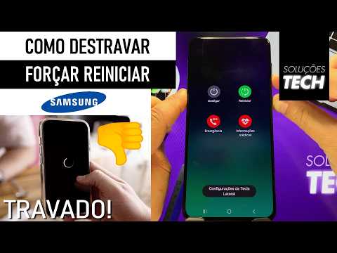 Como DESTRAVAR ou FORÇAR REINICIAR o SAMSUNG (ATUALIZADO)