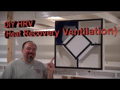 DIY HRV (Heat Recovery Ventilation) The video today will talk about my DIY HRV (Heat Recovery Ventilation).  I explain what an HRV is, w