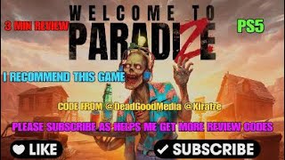 Vido-test sur Welcome to ParadiZe 