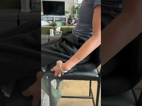 This memory foam seat cushion is no joke… ergonomic design, long-lasting comfort, and perfect for