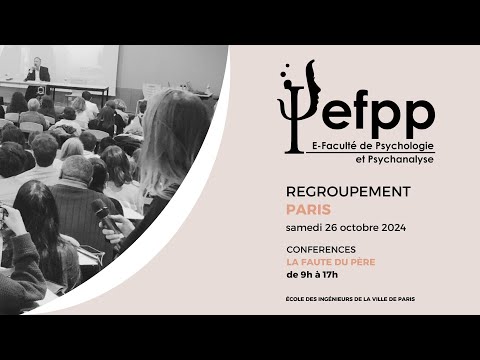 9h - Introduction par Hervé Madet, psychanalyste, fondateur et directeur de l'EFPP