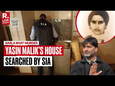 Yasin Malik’s House Searched By SIA In Connection With Brutal 1990 Sarla Bhat Murder | LIVE