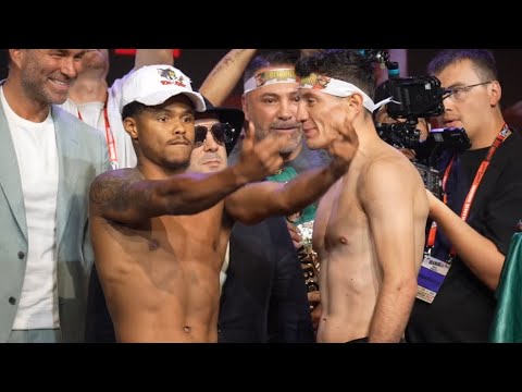 SHAKUR STEVENSON ANGERS WILLIAM ZEPEDA FANS AT WEIGH IN | INTENSE FACE OFF | DISRESPECT?