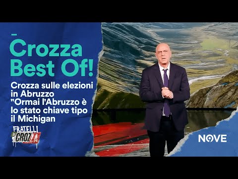 Crozza sulle elezioni in Abruzzo "Ormai l'Abruzzo è lo stato chiave tipo il Michigan 😂"