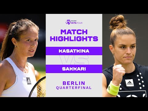 Daria Kasatkina vs. Maria Sakkari | 2022 Berlin Quarterfinal | WTA Match Highlights