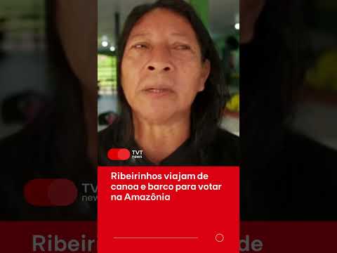 O <strong>voto</strong> que atravessa rios: Ribeirinhos votam com a floresta em jogo
