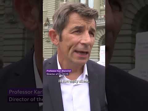 Doctors stop eating to protest Swiss government 'inaction' over Gaza