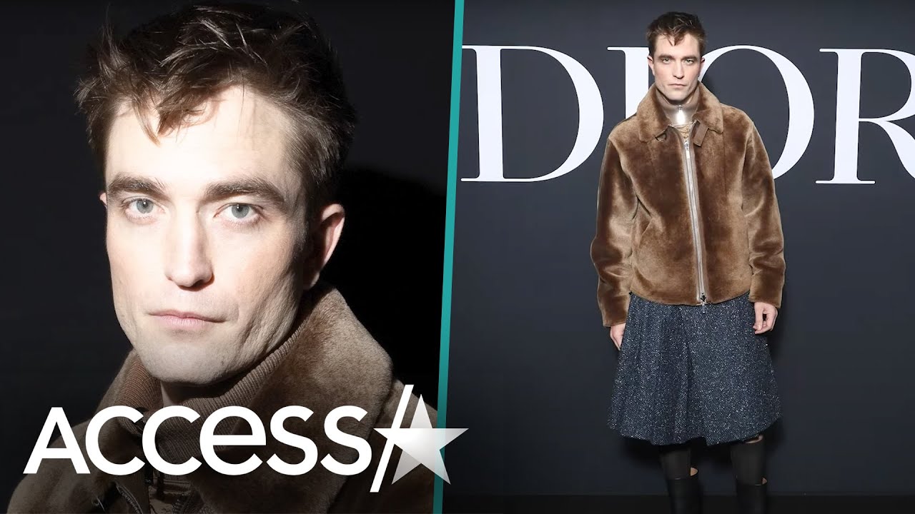 Robert Pattinson Rocks Skirt At Paris Fashion Week
