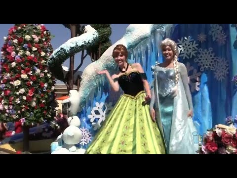 FULL "Frozen" Festival of Fantasy Parade at Magic Kingdom, Walt Disney World with Anna and Elsa - UCYdNtGaJkrtn04tmsmRrWlw