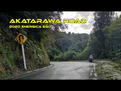Slow and wet forest ride // Energica Ego // Akatarawa Road // Raw Electric Sound