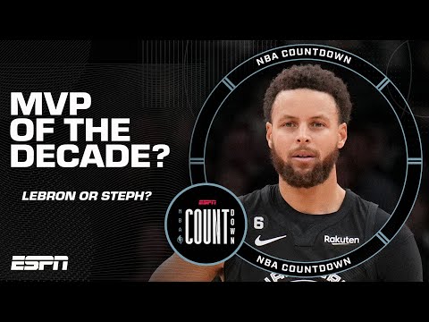 LeBron James or Steph Curry: Who is the MVP of the DECADE? 🏆👀 | NBA Countdown