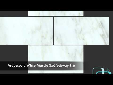 Arabescato Honed / Polished Marble Mosaic Tiles Mosaic Moulding Collection