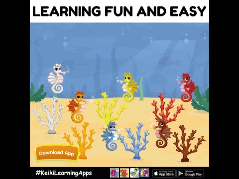 Learn the colors with the Keiki App