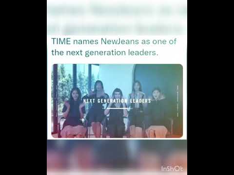 TIME names NewJeans as one of the next generation leaders.