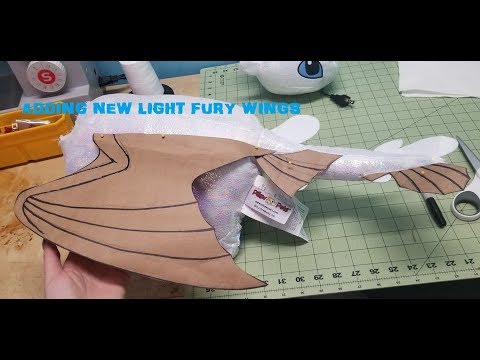 Monoyasha Live Stream Light Fury Plush