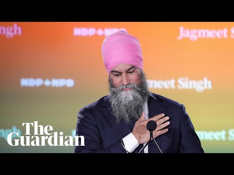 Jagmeet Singh gives emotional speech and steps down as leader of NDP