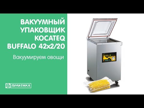 Вакуумный упаковщик Kocateq Buffalo 42x2/20 | Вакуумируем овощи - UCn7DYFuY2iq-lbB34XUQ-GA