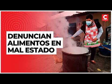 Huancayo: 79 ollas comunes protestan por alimentos en mal estado | Correo